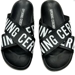 Opening ceremony criss cross sandals slides spring designer 5 fall casual boho